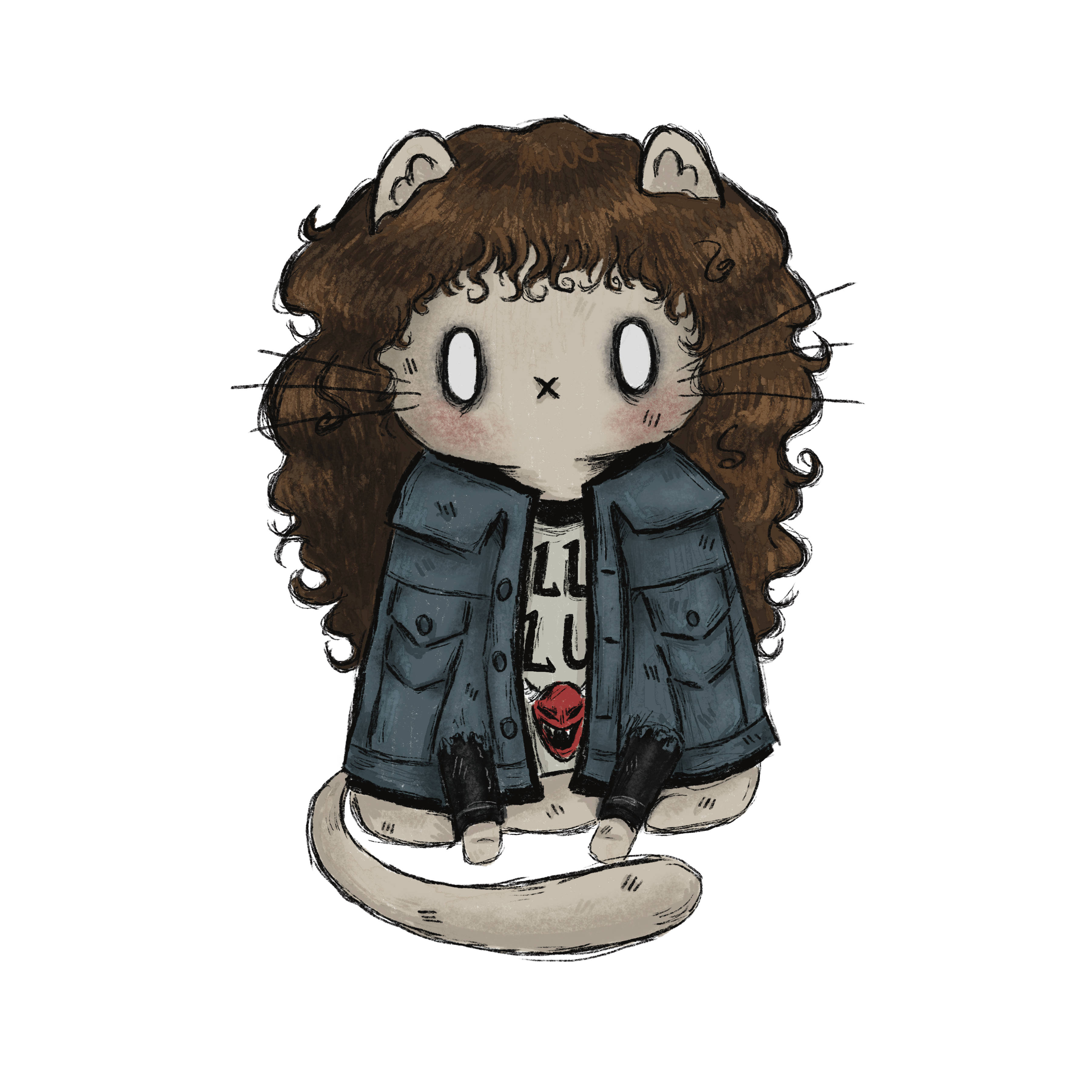 eddie cat sticker