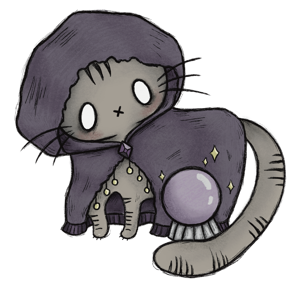 medieval cats stickers mix and match