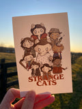 strange cats print